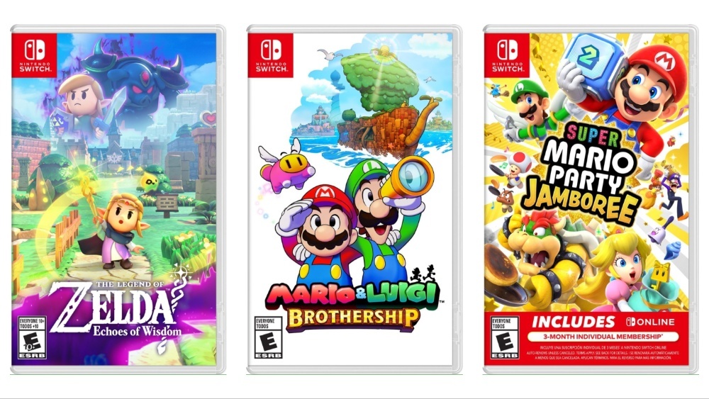 Zelda: Echoes of Wisdom, Mario & Luigi: Brothership, and Super Mario Party Jamboree