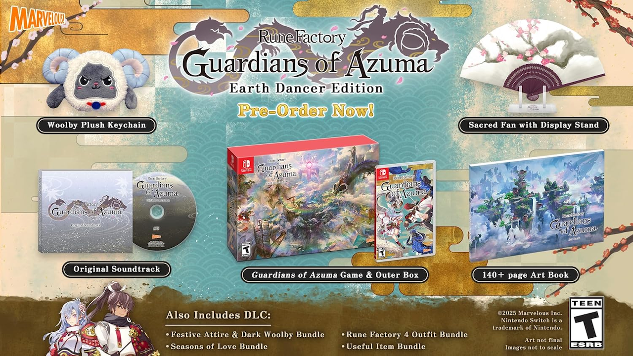 Rune Factory: Guardians of Azuma - Earth Dancer Limited Edition