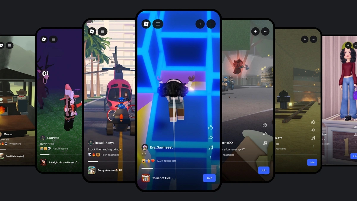 The Roblox Moments feed