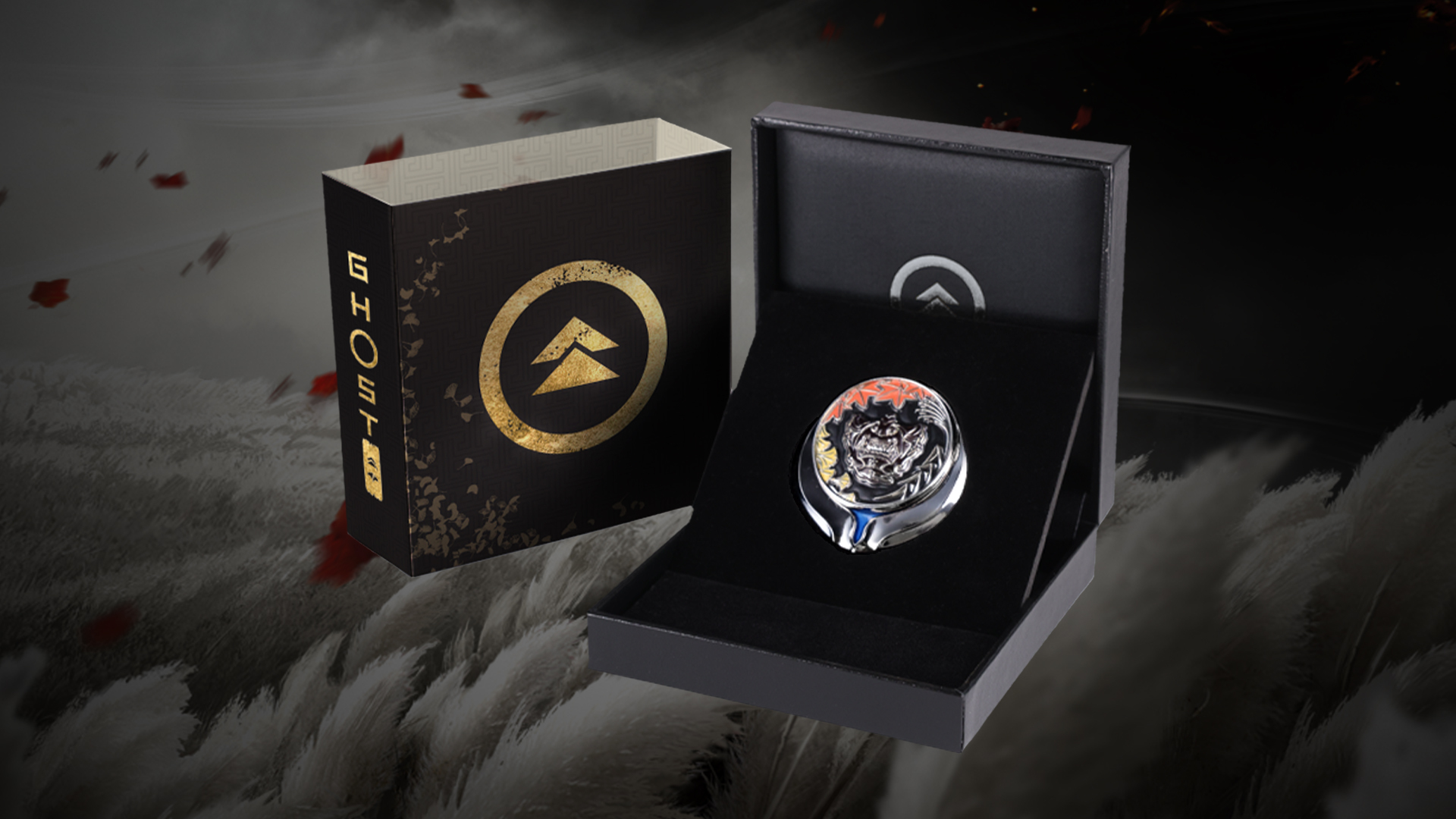 The Living Legend pin, available to those who unlock Ghost of Tsushima's platinum trophy.