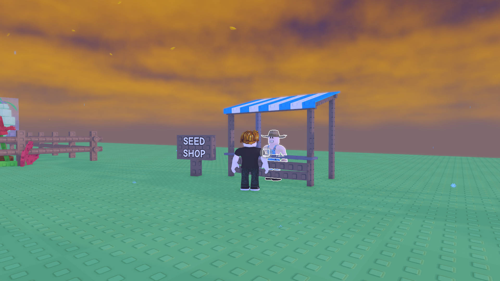 Sam owns the Seed Shop, which regularly restocks valuable seeds you can plant to earn money.