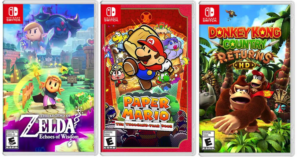 Save 50% on games from Nintendo's most popular franchises.