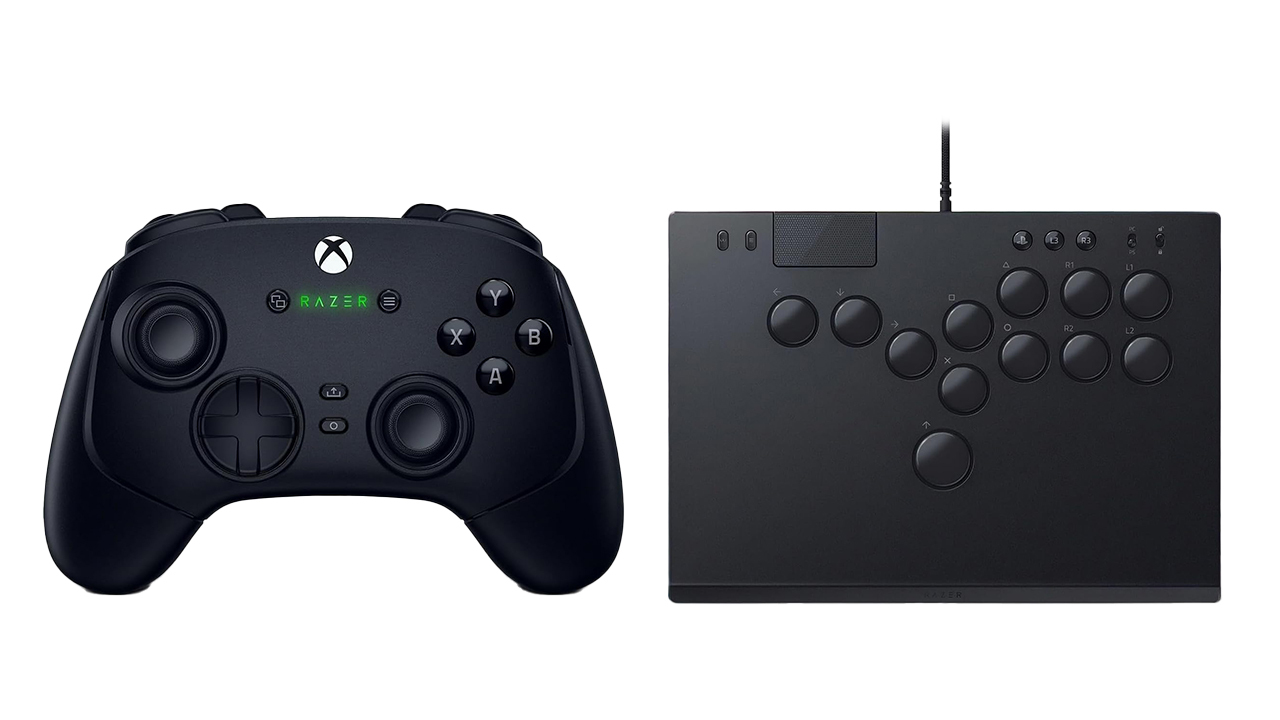 Razer Wolverine V3 Pro and Razer Kitune Leveless Arcade Stick
