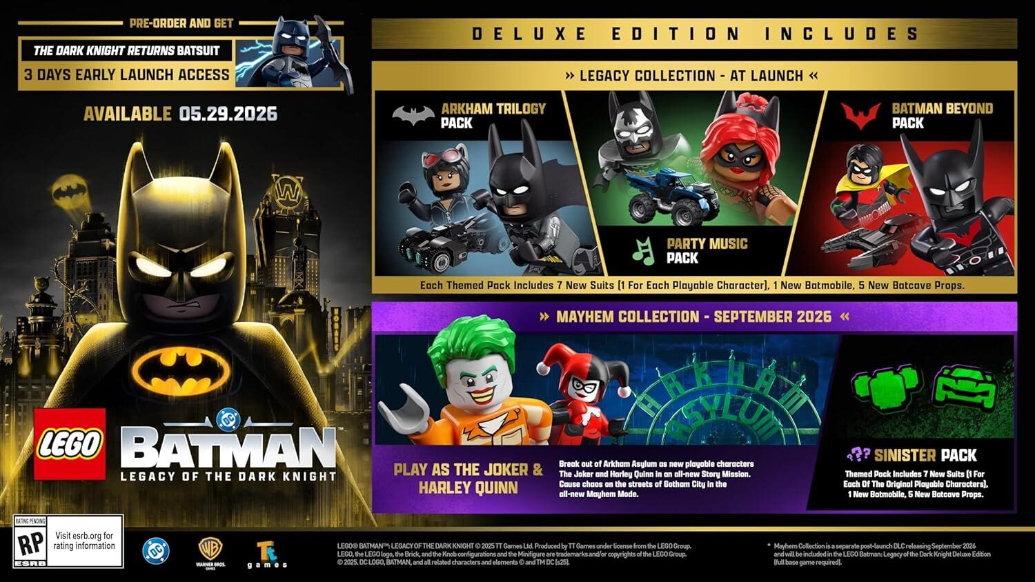 Lego Batman: Legacy of the Dark Knight Deluxe Edition